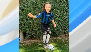 בת ה-8 שהצטרפה לקבוצת הכדורגל של הבנים וריגשה את ערן זהבי