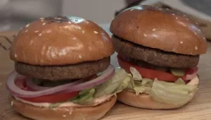 מה הטעם של ההמבורגר הראשון שמיוצר במדפסת תלת מימד?