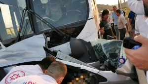 ארבעה פלסטינים נהרגו בתאונה עם אוטובוס ישראלי סמוך לקלקיליה