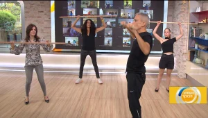 אימון הבוקר בהובלת אברי גלעד - אימון המטאטא