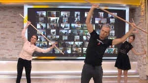 כושרונה: אברי גלעד באימון הרוטינה היומי