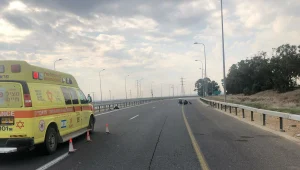 רוכב אופנוע נהרג בתאונת דרכים דרומית לקריית גת