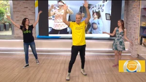 כושר בכיף: אברי גלעד באימון הבוקר היומי