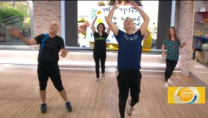 כושר בכיף: אברי גלעד באימון הבוקר היומי