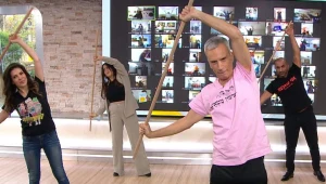 כושר בכיף: אברי גלעד באימון הבוקר היומי