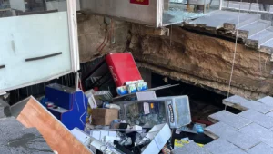 קריסת רצפת החנות בירושלים: "מפעל חיי התרסק"