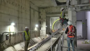 הצצה לפרויקט הרכבת הקלה שהולך ומתקדם מתחת לאדמה