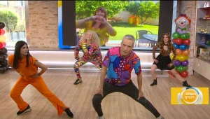 כושר בכיף: אברי גלעד באימון הבוקר היומי