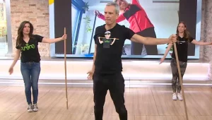 כושר בכיף: אברי גלעד באימון הבוקר היומי