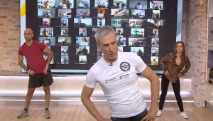 כושר בכיף: אברי גלעד באימון הבוקר היומי