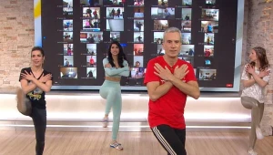 כושר בכיף: אברי גלעד באימון הבוקר היומי