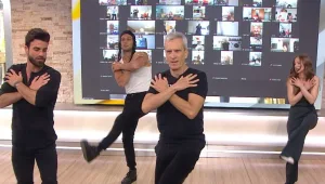 כושר בכיף: אברי גלעד באימון הבוקר היומי