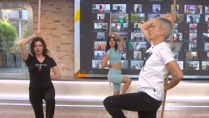 כושר בכיף: אברי גלעד באימון הבוקר היומי