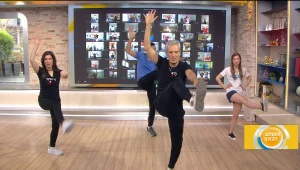 כושר בכיף: אברי גלעד באימון הבוקר היומי