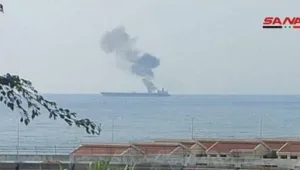 מכלית נפט עלתה באש סמוך לסוריה; דיווח: הותקפה על ידי מל"ט