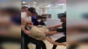 תיעוד מבית החולים בנהריה: משפחת מטופל תקפה צוות רפואי