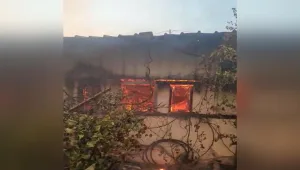 הבתים היישובים שנפגעו והיקב שנשרף כליל אתמול בהרי ירושלים
