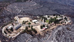 תיעוד בלעדי: בית החולים שהיה במרחק שניות מלעלות בלהבות