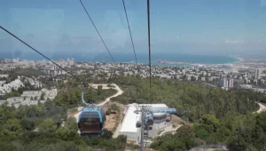 הרכבל החדש של חיפה: נסיעה ברכבל התחבורה הציבורית הראשון בארץ