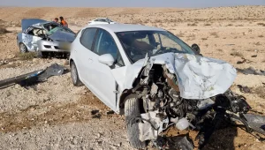 תאונה קשה סמוך למצפה רמון: אם ובתה בת ה-4 חודשים נהרגו