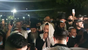 מרגש: מאות הגיעו להתפלל לשלומו של לוחם מג"ב שנפצע אנוש