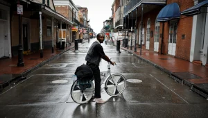 הוריקן איידה מתקרב אל החוף - תושבי לואיזיאנה מתפנים מהמדינה