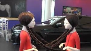 תערוכה נוצצת של רכבי יוקרה הופכת למוזיאון של יצירות אומנות