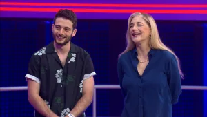 המשחק של השחקנית ענת עצמון ובנה ליאם