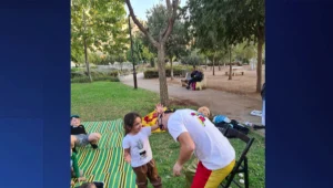 השכונה התגייסה לחגוג יום הולדת להללי בת ה-4 עם צרכים מיוחדים