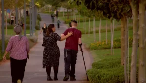 יהודה הפצוע מ"צוק איתן" הגשים חלום - והשתתף במרתון ירושלים