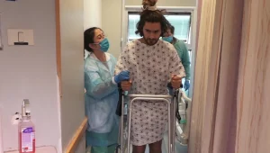 חודש וחצי אחרי תאונת הקורקינט - אריאב חזר לחיים