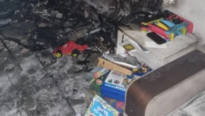 קריית מלאכי: אם ובנה נפצעו אנוש בשריפה שפרצה בדירת מגורים