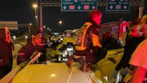תאונה קטלנית בכביש 4: שניים נהרגו, פצוע אנוש ואישה נפגעה קשה