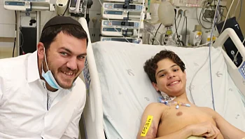נס כפול: הילד בן ה-14 שעבר השתלת כלייה פעמיים