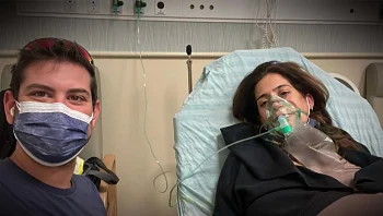 יולדת הקורונה: לאחר חודשיים בהרדמה - פגשה את בנה שנולד כשהייתה מונשמת