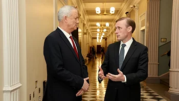 בבית הלבן: שר הביטחון גנץ נפגש עם היועץ לביטחון לאומי ג'ייק סאליבן