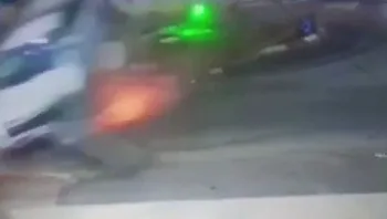 מרדף משטרתי בצפון הסתיים בהתהפכות הניידת • תיעוד