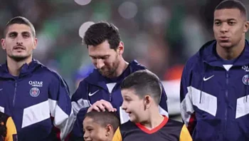 חיבוק עם כוכב: הילד שהגשים חלום - ונפגש עם מסי על המגרש