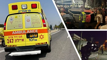 חייל נפצע קל ומחבל נהרג בשכם; צעירים ערבים הותקפו בבת ים