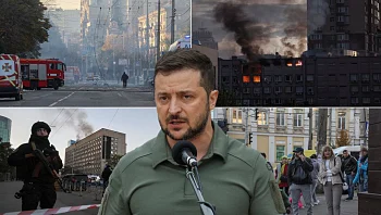 זלנסקי על התקיפות בקייב: "האויב לא ישבור אותנו; הניצחון - שלנו"