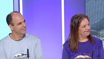 על פסגת העולם: הזוג שהשיל יחד 63 ק"ג וכבש את הקילימנג'רו