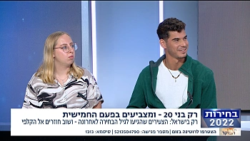 המציאות בישראל של היום: בני ה-20 שיצביעו היום בפעם החמישית