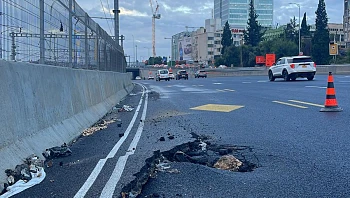 שוב נפער בור באיילון: 3 נתיבים נחסמו מלה גוארדיה לדרום