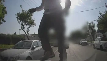 הנהג שהותקף בת"א משחזר: "הוא טיפס על הרכב וניסה לנפץ את השמשה"