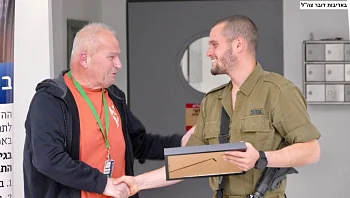 הקצין שתרם מח עצם והציל את חייו של חולה לוקמיה