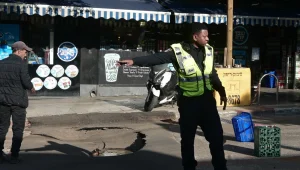 פעם נוספת: בור נפער ברחוב אלנבי בתל אביב
