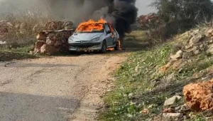 ממניע גזעני: שב"כ עצר מתנחל בן 22 שהצית רכב של פלסטינים