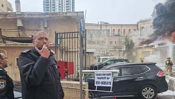 שריפה במרכז ירושלים: מטופלים פונו מבית חולים סמוך