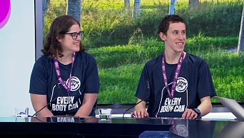 שני ואסף מתכוננים למירוץ בו ישתתפו מאות אנשים עם צרכים מיוחדים