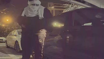 נתפס על חם: ניסה לשדוד את הטסלה - ולא ידע שהוא מצולם